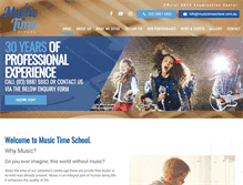 Tablet Screenshot of musictimeschool.com.au